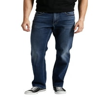Silver Jeans Co. Muške Grayson Classic Fit traperice s ravnim nogama, veličine struka 30-42
