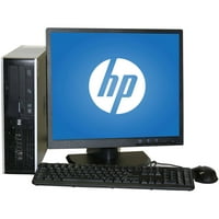 Obnovljena HP SFF Desktop sa Intel Core Duo e procesor, 8GB memorije, 19 LCD Monitor, 250GB Hard disk, 80gb SSD disk i Windows Home