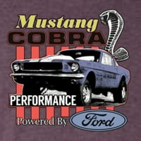 Wild Bobby, Mustang Cobra Performance Ford Automobili i kamioni muškarci Premium tri Blend Tee, Vintage