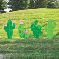 Znakovi za dvorištenje kaktusa - dekor zabave -