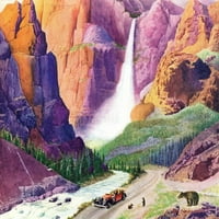 Marmont Hill - Bridal Veil Falls Slikanje Ispis na zamotanom platnu