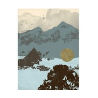 Jacob Green' Pop Art Mountain II ' platno Art