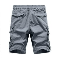 HWMODOU muške gaćice za muške hlače kamuflaže tiskani elastični struk višestruki džepovi Fitness proljeće