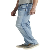 Silver Jeans Co. Muške traperice Allan Classic Fit ravne noge, veličine struka 30-42