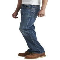 Silver Jeans Co. Muške Gordie široke traperice s ravnim nogama, veličine struka 30-42