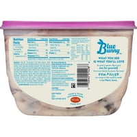 Blue Bunny Frozen Brownie Sundae bez masti bez šećera sa dodatkom kade sladoleda, oz