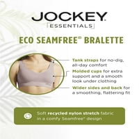 Jockey Essentials Ženska Eco Seamfree Bralette za glačanje, veličina S-3XL