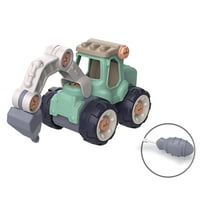 Gwong minijaturni kamion učitavanje plastične montažne inženjerskog automobila set za dječaka