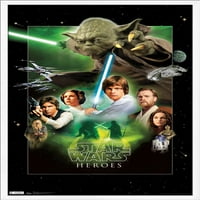 Star Wars: Saga - zidni poster heroja, 22.375 34