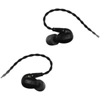 Nuforce Hem6-Crni serijski serijski serijski serijske slušalice