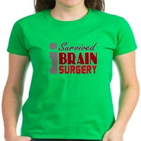CafePress-Survivor za operaciju mozga-ženska tamna majica