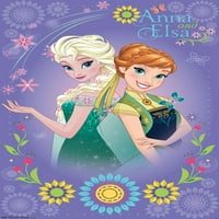 Disney zamrznuta groznica - zidni poster Anna i Elsa, 14.725 22.375