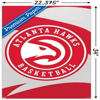Atlanta Hawks - Logo zidni poster, 22.375 34