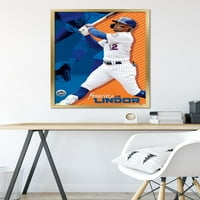 New York Mets - Francisco Lindor zidni poster, 22.375 34 uokviren