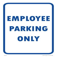 Parking samo za zaposlene, 12w 18 h, PVC puna boja