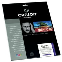 Canson Infinity Platine Fiber Rag Photo Papir, 8.5in 11in, listovi PKG