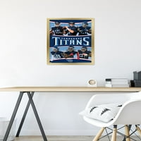 Tennessee Titans - Timski zidni poster, 14.725 22.375 Uramljeno