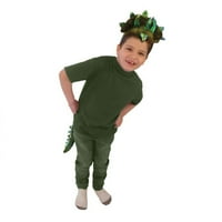 Halloween Kids Zeleni Dino Komplet Kostima, 2 Komada