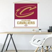 Cleveland Cavaliers - Logo Zidni poster sa drvenim magnetskim okvirom, 22.375 34