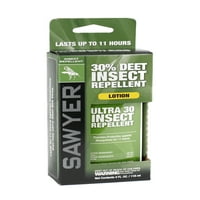 Sawyer Products SP Ultra 30% DEET losion za odbijanje insekata, 4 unce, dvostruko pakovanje