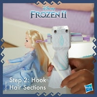 Disney smrznuta duga kosa Elsa modna lutka sa automatskim alatom za pletenje kose