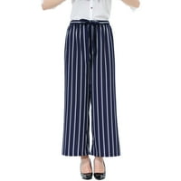 Caicj teretne hlače Ženske hlače za noge Pantalone Ležerne prilike nalaze se nalaze široke ženske visoko