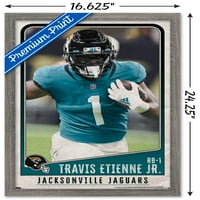 Jacksonville Jaguars - Travis Etienne Jr. Zidni poster, 14.725 22.375 Uramljeno