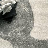 nuLOOM Thomas Paul zmijski tepih, 4 '6', svijetlo siva