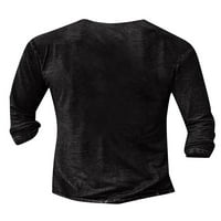 Neilla Muška bluza dugih rukava s majicama Pisma odštampana majica Muške modne osnovne tee muške 3D digitalni