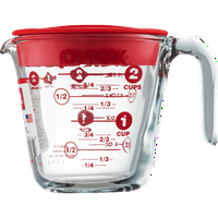Pyre Cup mjerna čaša sa crvenim poklopcem