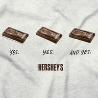 Hershey's Chocolate Candy Da Molimo da duge majice dugih rukava muškarci žene Brisco brendovi 2x