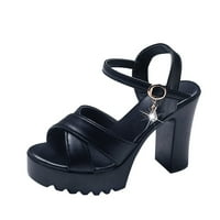 B91xz ljetne sandale za žene riblje klinove sandale na visoke potpetice ženske padine sandale na usta