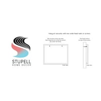 Stupell Industries ruralni pašnjak apstraktno polje grafička Umjetnost siva uokvirena Umjetnost Print