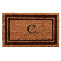 Brown Granični monogram vrata