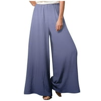 Loše pune duljine hlače za žensko čišćenje elastične ležerne pantalone