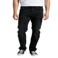 Silver Jeans Co. Muške Machray Athletic Fit traperice s ravnim nogama, veličine struka 30-42