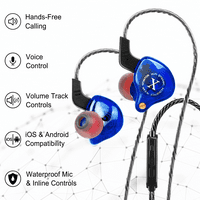 Urban I PRO dinamički hibridni dvostruki vozač u slušalicama za muzike u ušima sa kablom za uši u ušima