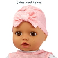 Baby Rođena moja stvar za lutke, svijetlosmeđe očiju: realna mekana lutka, djeca od 3+, višestruki zvučni