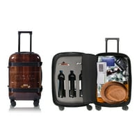 The Si Wine prtljag, TSA odobrio patent zatvarač protiv krađe, lagane kofer za prelivanje tvrdog školjka