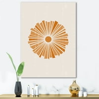 PROIZVODNJAČA 'Narančasta zračenja Sun I' Moderna platna zidna umjetnost