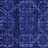 Ahgly Company Machine Persible Trgovi za unutarnji Perzijski plavi boemski prostirke, 3 'kvadrat