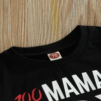 Mamas Boy Ljeto odijelo setovi za bebe dječake s kratkim rukavima pisma za ispis majica + nacrtavanje