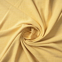 O Bay Yellow White Diamond Turkish Organski pamučni bacanje pokrivač, 50 60