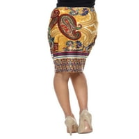 Ženska Ženska Pencil suknja sa štampom Paisley