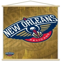 New Orleans Pelikans - Logo zidni poster, 14.725 22.375